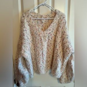 POl Size Large Fluffy Sweater